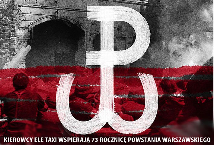 Ele Taxi bierze udział w 73 rocznicy Powstania Warszawskiego